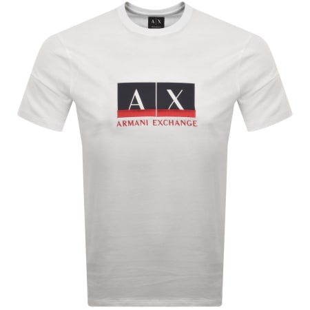 Armani Exchange T Shirt Off White | Mainline Menswear us